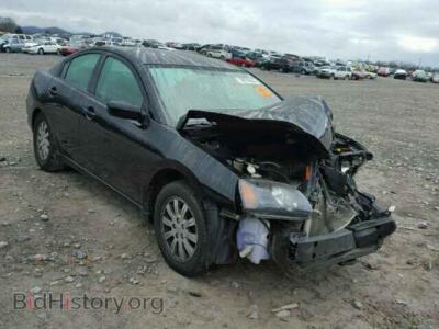2011 Mitsubishi GALANT Galant FE, black — VIN 4A32B2FF4BE018191, Copart
