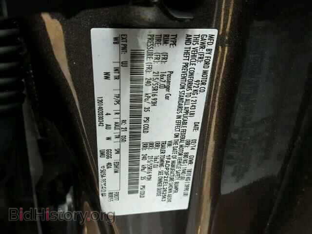 2014 FORD FOCUS - VIN: 1FADP3F2XEL262563 - Фото 10