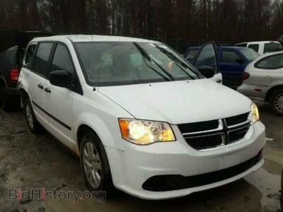 2016 Dodge CARAVAN Grand Cara, белый — VIN 2C4RDGBG4GR392219, Copart
