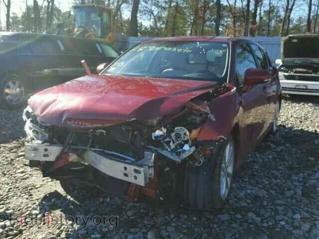 2012 LEXUS CT 200 - VIN: JTHKD5BH9C2101011 - Фото 2