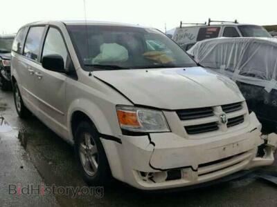 2010 Dodge CARAVAN Grand Cara, white — VIN 2D4RN4DE3AR484018, Copart