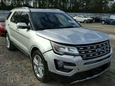 2016 Ford EXPLORER EXPLORER L, silver — VIN 1FM5K7F81GGA70111, Copart