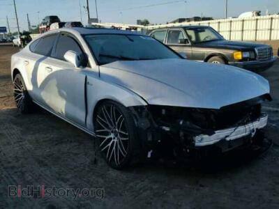 2012 Audi A7 A7 PREMIUM, серебристый — VIN WAUYGAFC1CN085585, Copart
