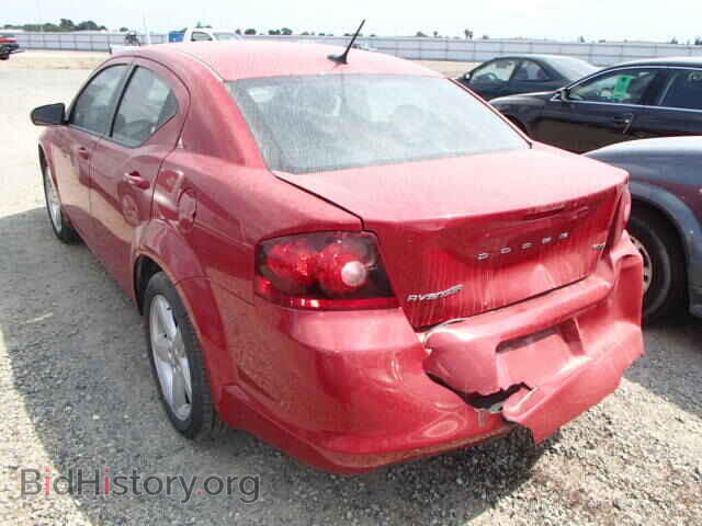 2013 DODGE AVENGER - VIN: 1C3CDZCB4DN662566 - Фото 3