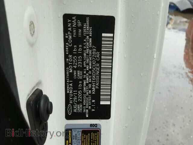 2012 HYUNDAI GENESIS - VIN: KMHHT6KD5CU072897 - Фото 10