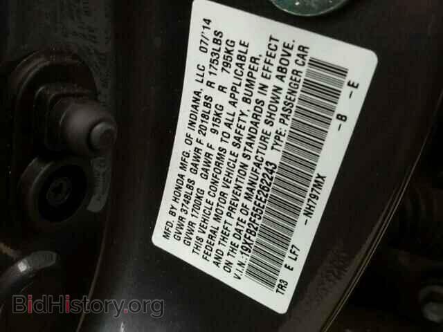 2014 HONDA CIVIC - VIN: 19XFB2F55EE262243 - Photo 10