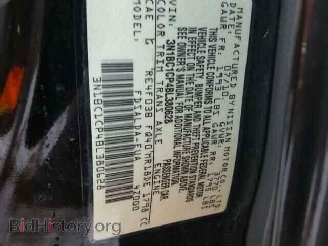2011 NISSAN VERSA - VIN: 3N1BC1CP4BL380628 - Фото 10