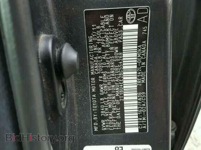 2011 TOYOTA COROLLA - VIN: 2T1BU4EE2BC554268 - Фото 10