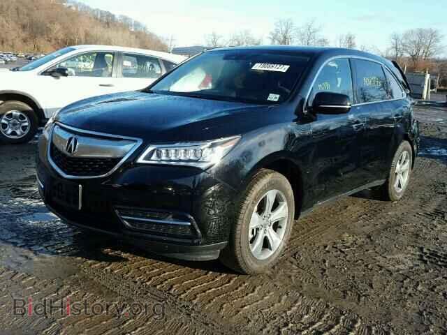 2016 ACURA MDX - VIN: 5FRYD4H24GB018595 - Фото 2