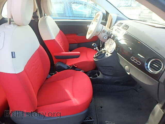 2013 FIAT 500 - VIN: 3C3CFFAR2DT741095 - Фото 5