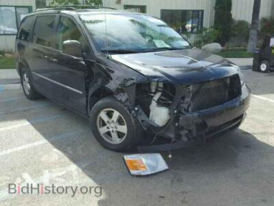 2010 Dodge CARAVAN Grand Cara, brown — VIN 2D4RN5D13AR303292, Copart