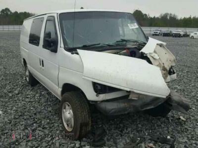 2007 Ford ECONOLINE, white — VIN 1FTNE14W67DA71119, Copart