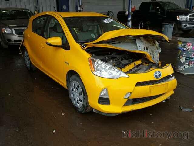 Photo JTDKDTB3XE1071309 - TOYOTA PRIUS 2014