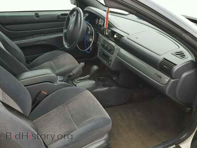 2005 CHRYSLER SEBRING - VIN: 1C3EL75R05N595444 - Фото 5