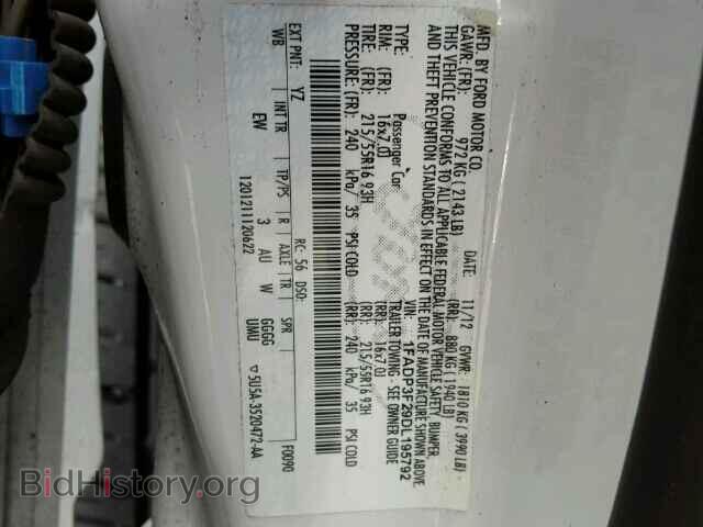 2013 FORD FOCUS - VIN: 1FADP3F29DL195792 - Photo 9