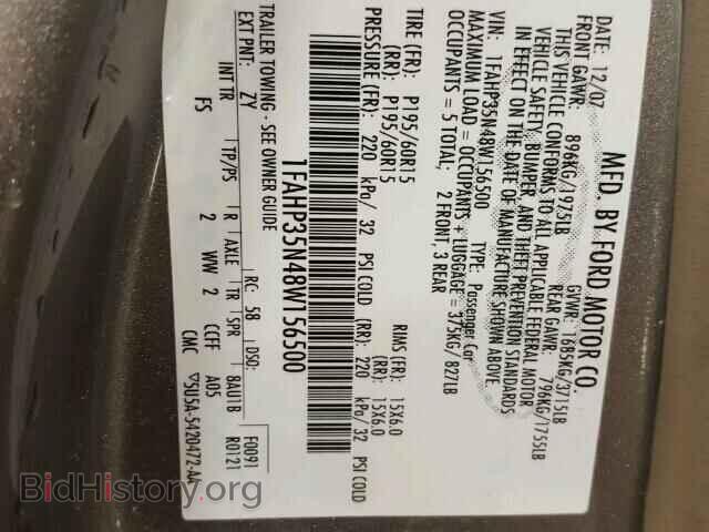 2008 FORD FOCUS - VIN: 1FAHP35N48W156500 - Фото 10
