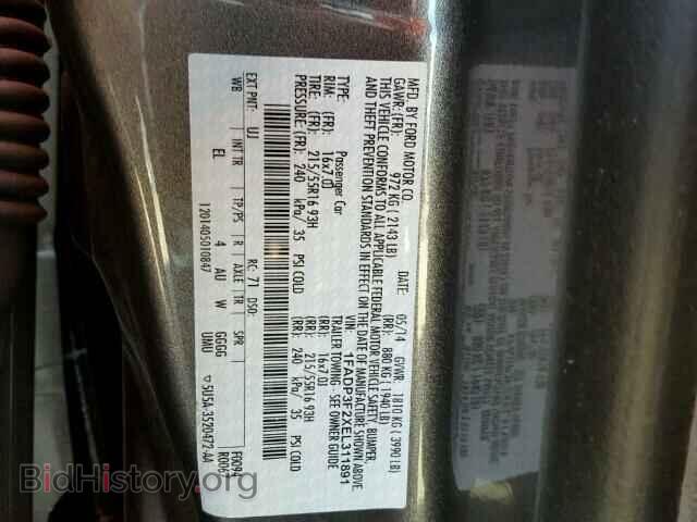 2014 FORD FOCUS - VIN: 1FADP3F2XEL311891 - Photo 10
