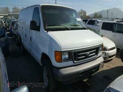 2007 Ford ECONOLINE, белый — VIN 1FTNE14W17DA47083, Copart