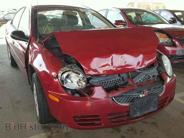 Photo 1B3ES56C05D165062 - DODGE NEON 2005