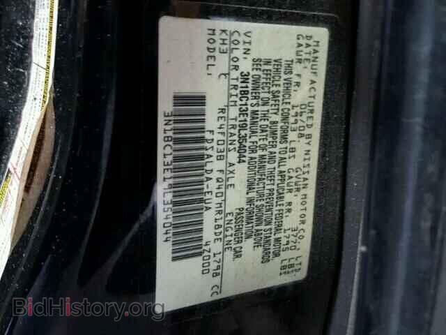 2009 NISSAN VERSA - VIN: 3N1BC13E19L354044 - Фото 10