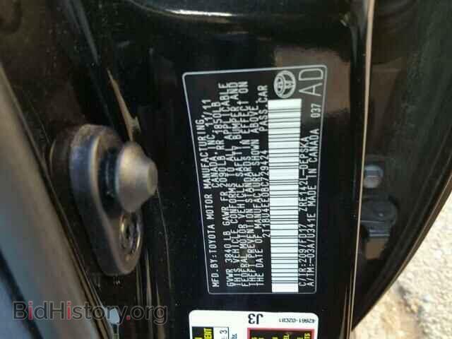 2011 TOYOTA COROLLA - VIN: 2T1BU4EE0BC729424 - Фото 10