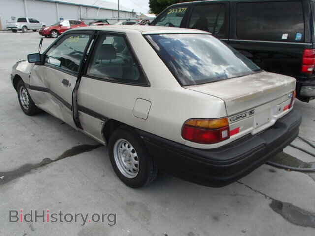1991 FORD ESCORT - VIN: 1FAPP11J3MW392374 - Фото 3