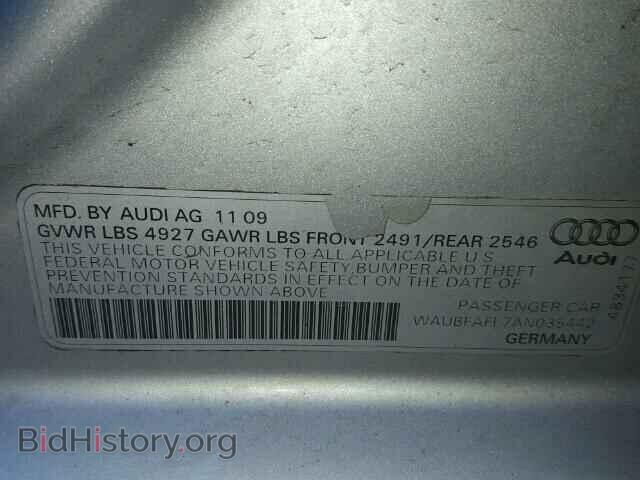 2010 AUDI A4 - VIN: WAUBFAFL7AN035442 - Фото 10