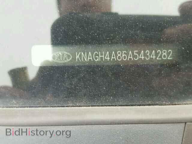 2010 KIA OPTIMA - VIN: KNAGH4A86A5434282 - Фото 10