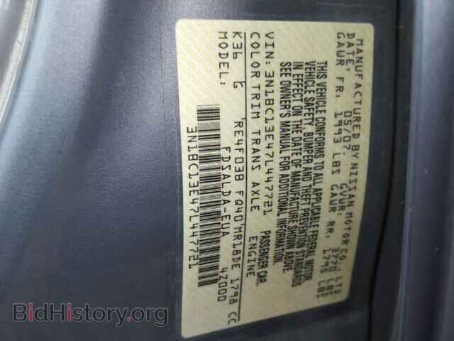 2007 NISSAN VERSA - VIN: 3N1BC13E47L447721 - Фото 10