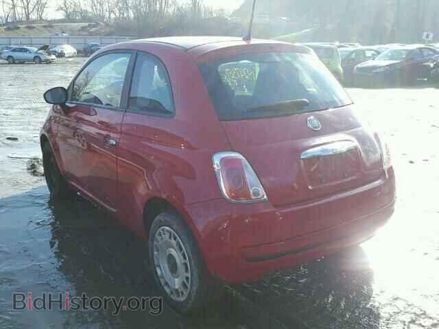 2012 FIAT 500 - VIN: 3C3CFFAR2CT123256 - Фото 3