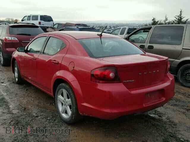 2013 DODGE AVENGER - VIN: 1C3CDZAB5DN708568 - Фото 3