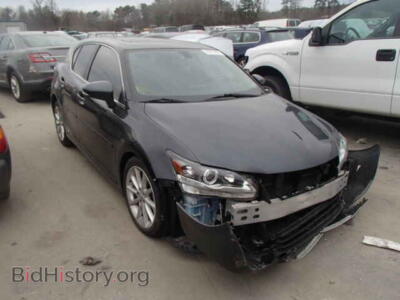 2011 Lexus CT 200 CT200H, серый — VIN JTHKD5BH4B2004197, Copart
