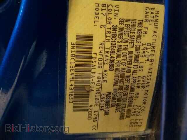 2009 NISSAN VERSA - VIN: 3N1BC13E49L439850 - Фото 10