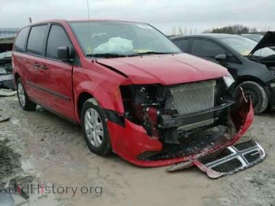 2016 Dodge CARAVAN Grand Cara, красный — VIN 2C4RDGBG7GR182908, Copart