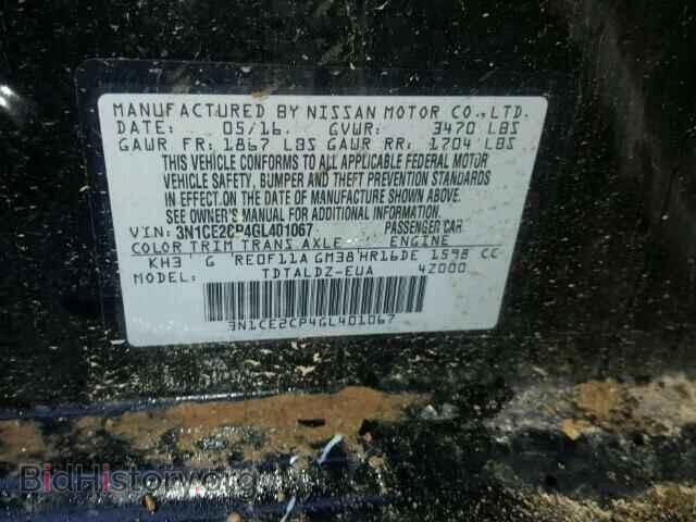 2016 NISSAN VERSA - VIN: 3N1CE2CP4GL401067 - Photo 10