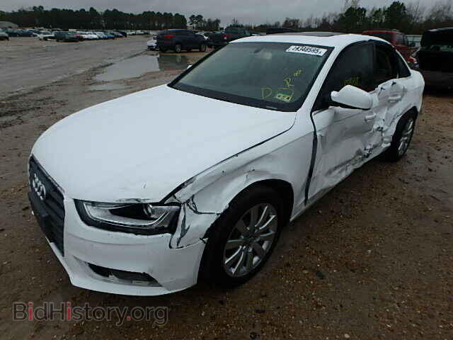 2013 AUDI A4 - VIN: WAUAFAFL6DN043824 - Фото 2