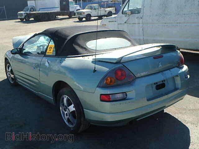 2003 MITSUBISHI ECLIPSE - VIN: 4A3AE45G03E068645 - Фото 3