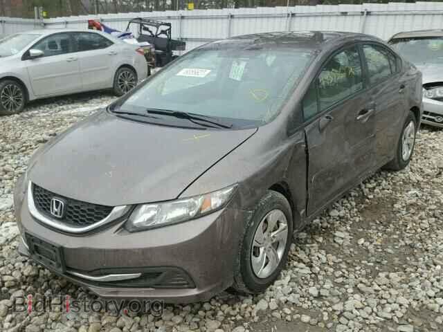 2013 HONDA CIVIC - VIN: 2HGFB2F5XDH529235 - Фото 2