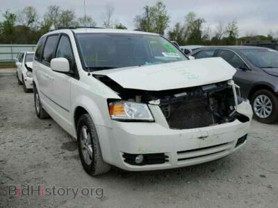 2010 Dodge CARAVAN Grand Cara, white — VIN 2D4RN5D17AR356786, Copart