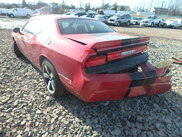 2012 DODGE CHALLENGER - VIN: 2C3CDYCJXCH107436 - Фото 3