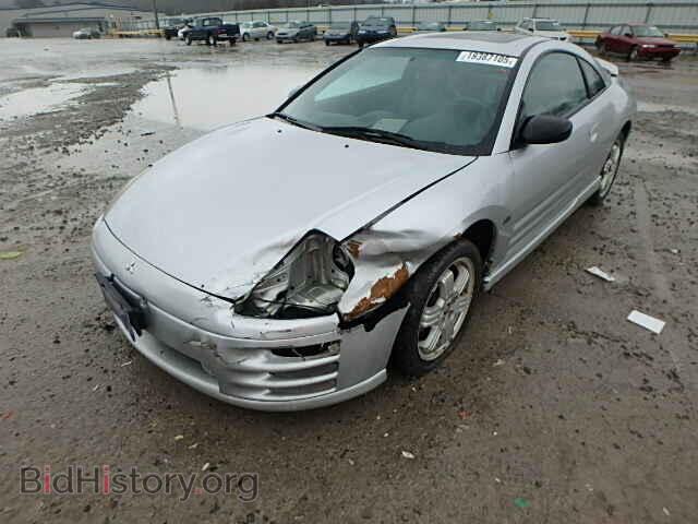 2000 MITSUBISHI ECLIPSE - VIN: 4A3AC54L4YE141243 - Фото 2