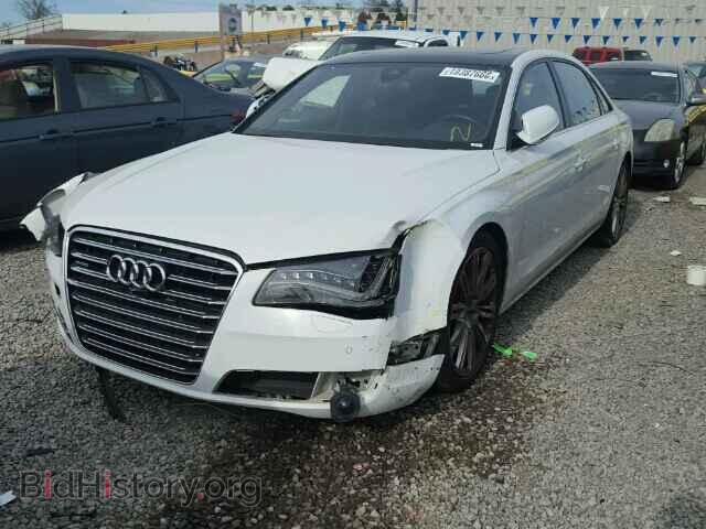 2014 AUDI A8 - VIN: WAUR2AFD0EN002596 - Фото 2