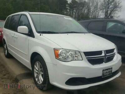 2014 Dodge CARAVAN Grand Cara, white — VIN 2C4RDGCG0ER173236, Copart