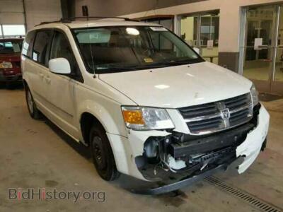 2010 Dodge CARAVAN Grand Cara, white — VIN 2D4RN5D18AR201809, Copart