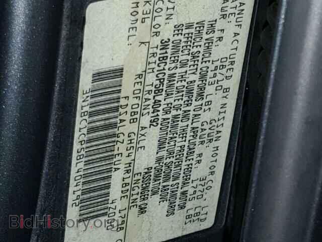 2011 NISSAN VERSA - VIN: 3N1BC1CP5BL404192 - Photo 10