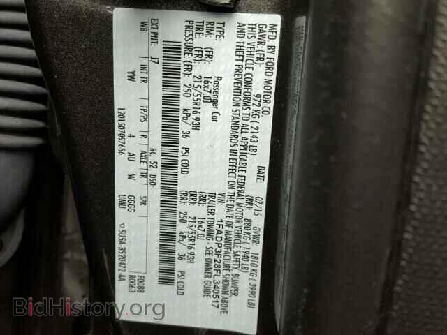 2015 FORD FOCUS - VIN: 1FADP3F28FL340517 - Фото 10