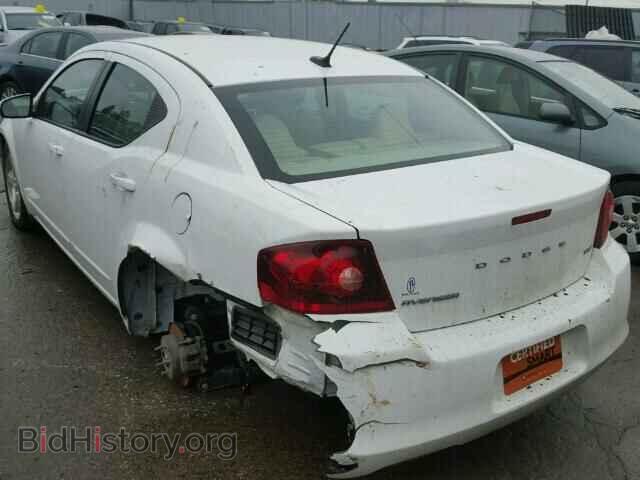 2013 DODGE AVENGER - VIN: 1C3CDZCB9DN709851 - Фото 3