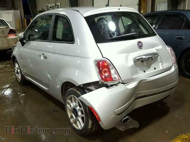 2012 FIAT 500 - VIN: 3C3CFFAR0CT277481 - Фото 3