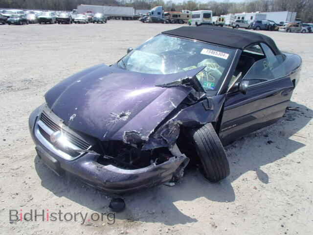 1998 CHRYSLER SEBRING - VIN: 3C3EL55H2WT204856 - Фото 2