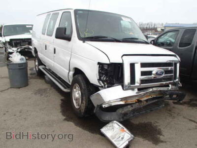 2014 Ford ECONOLINE, white — VIN 1FTNE2EW0EDA54141, Copart